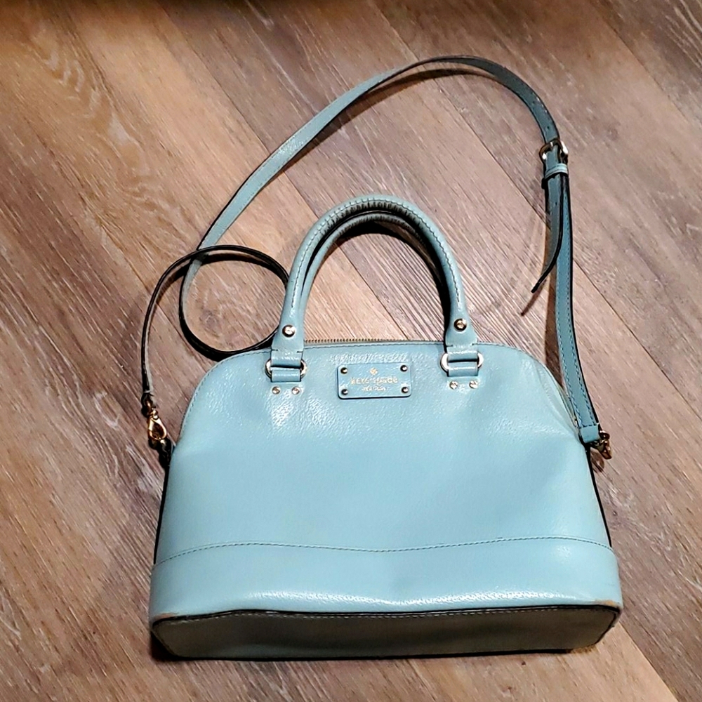 Kate Spade hand bag Tiffany Blue color